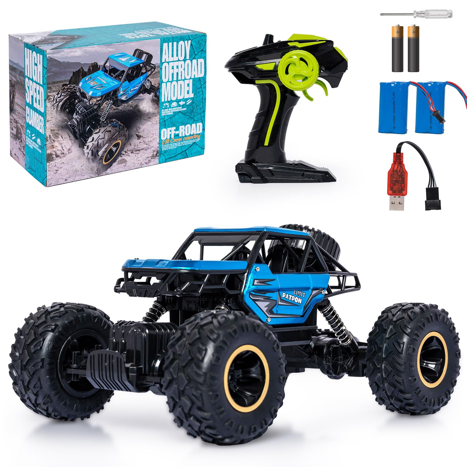 Amazon.com: chxingfeng Blue RC Trucks Remote Control Car 1